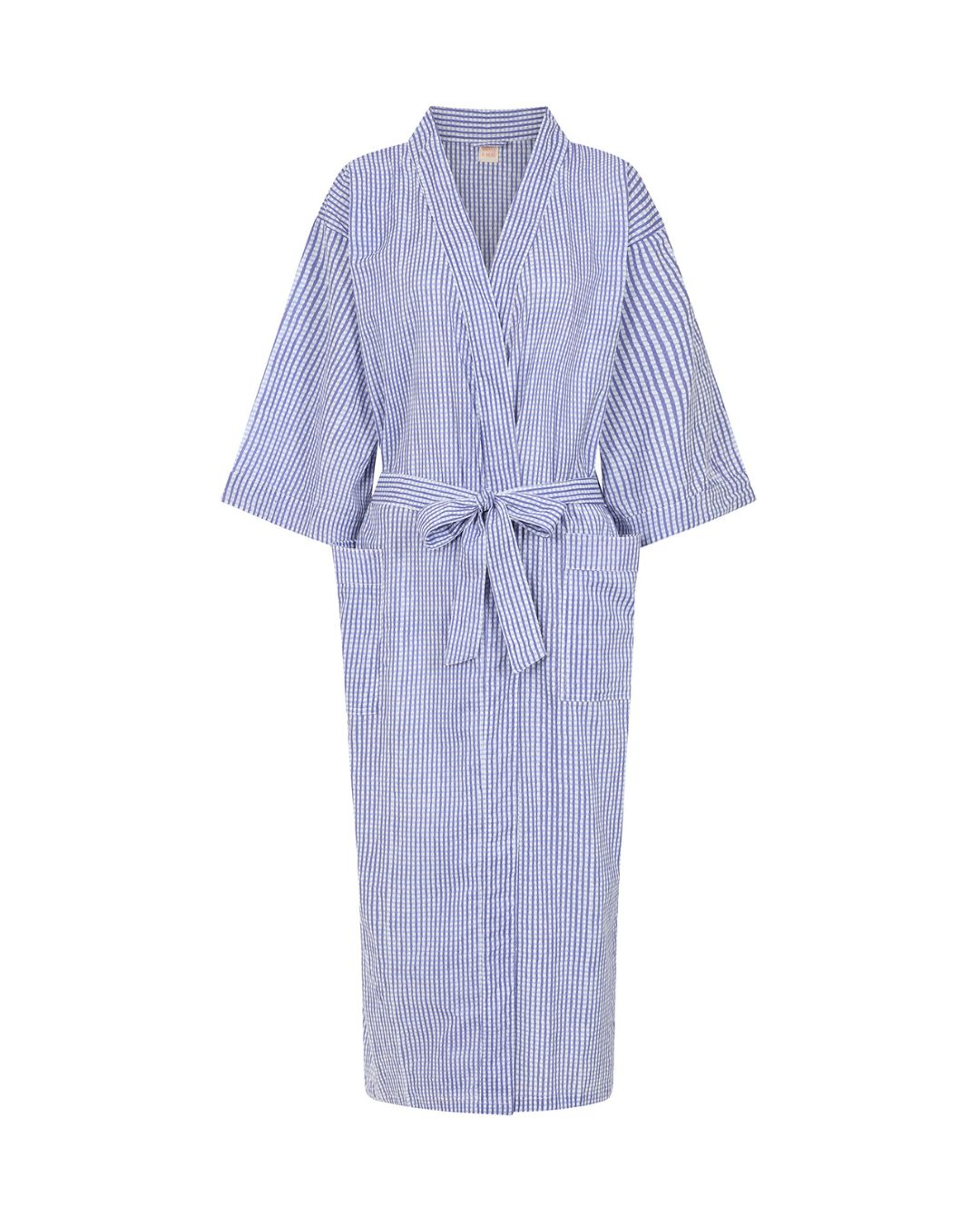 Blue Gingham Robe