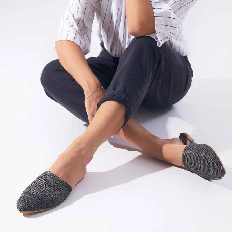Babouche Women's Slip-Ons Black