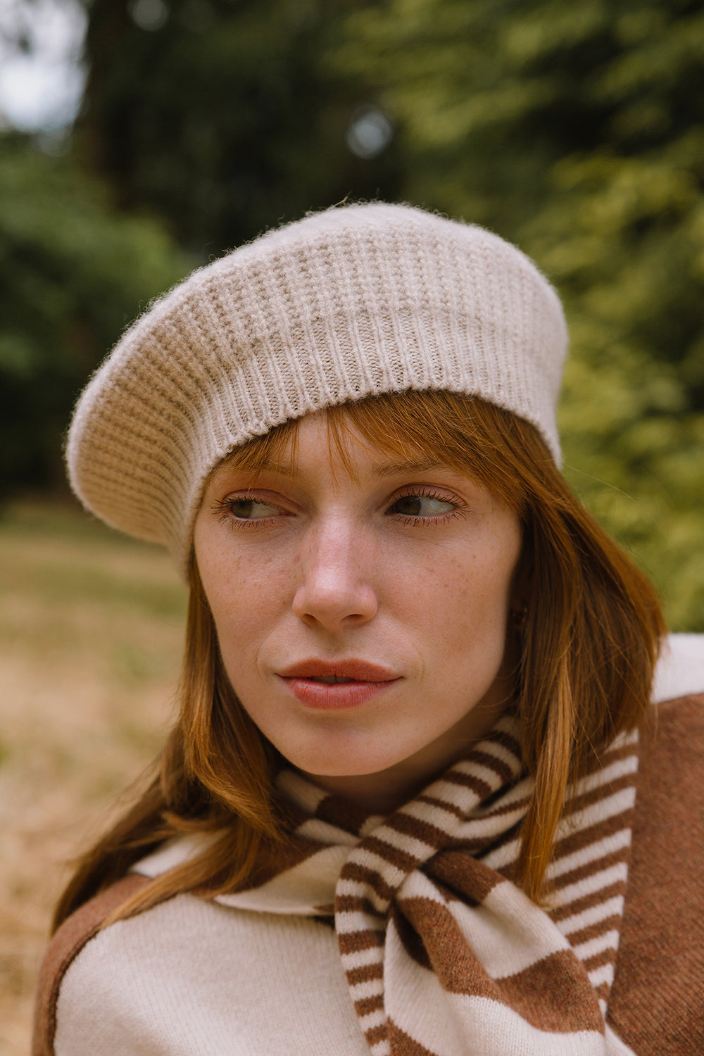 Bidbury Beret – Cream