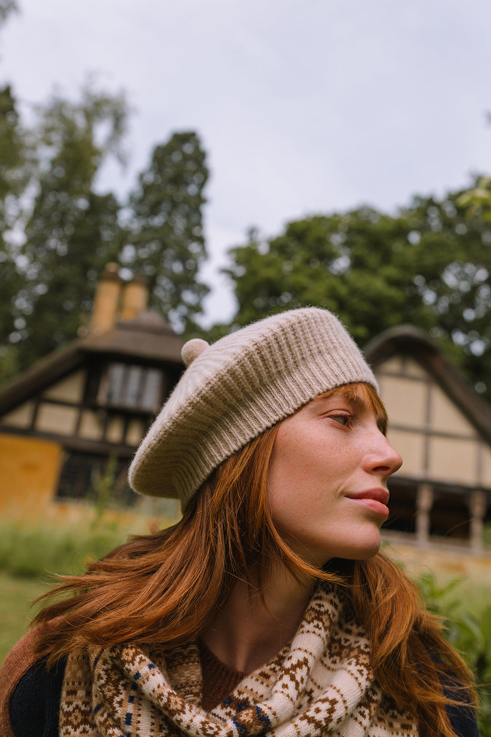 Bidbury Beret – Cream