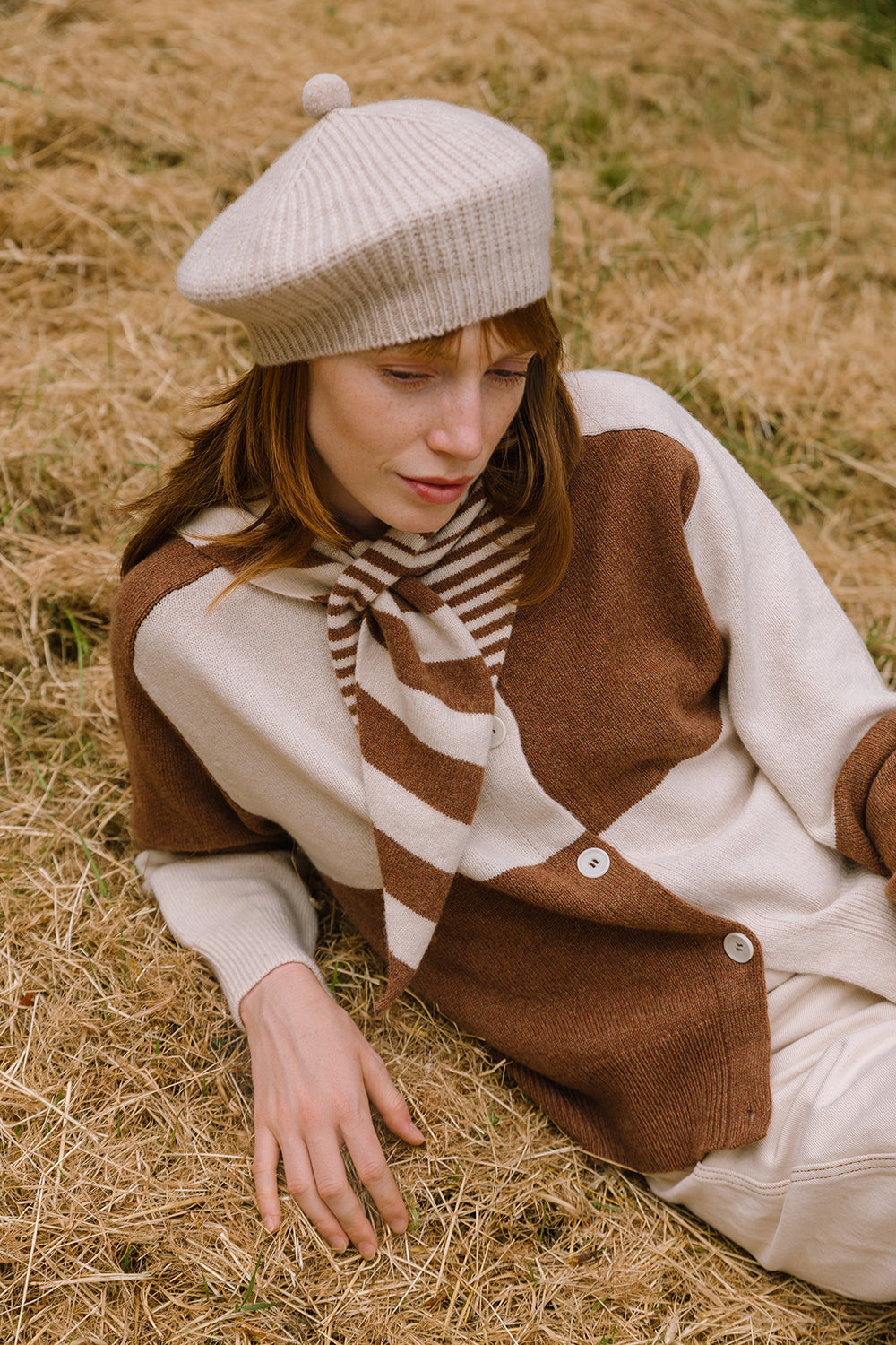 Bidbury Beret – Cream