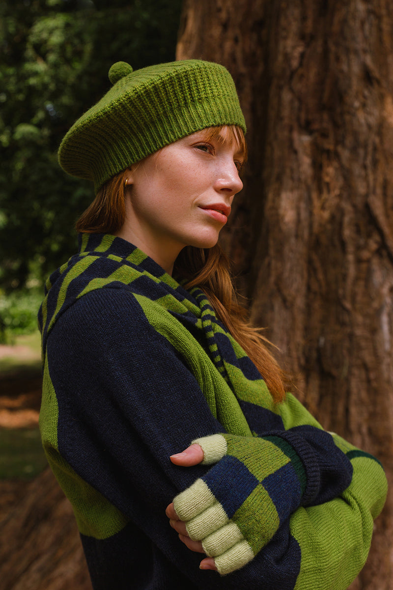 Bidbury Beret – Moss