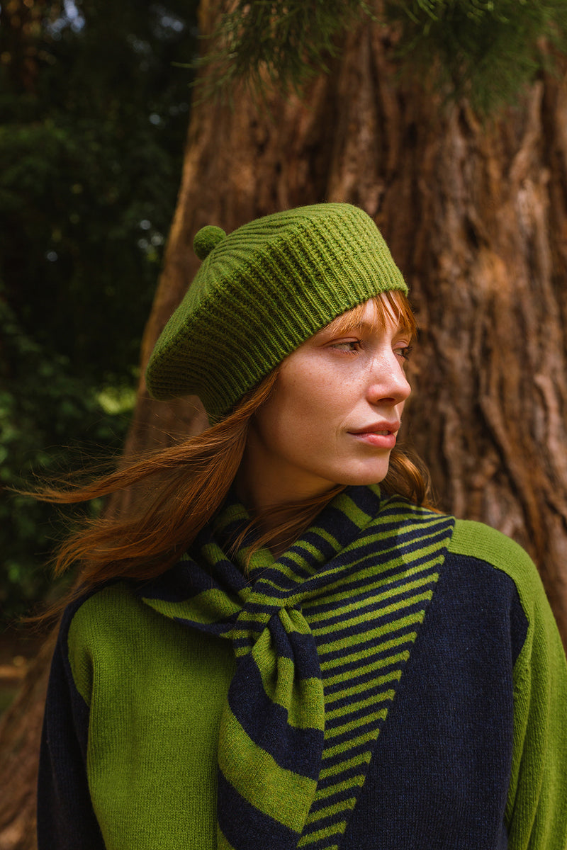 Bidbury Beret – Moss