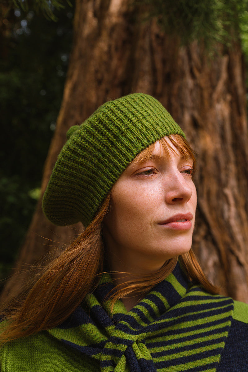 Bidbury Beret – Moss