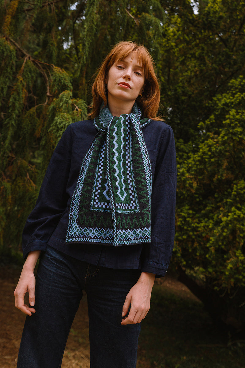 Blockley Scarf – Midnight