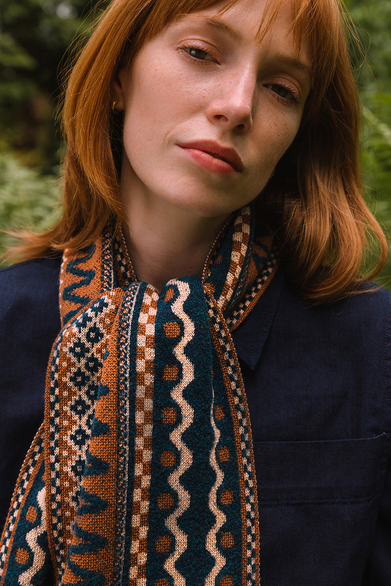 Blockley Scarf – Tabacco