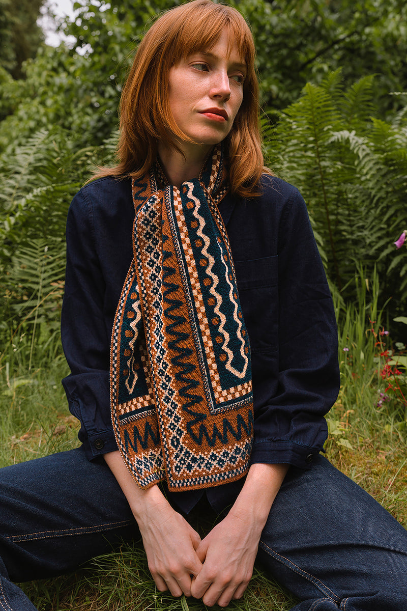Blockley Scarf – Tabacco