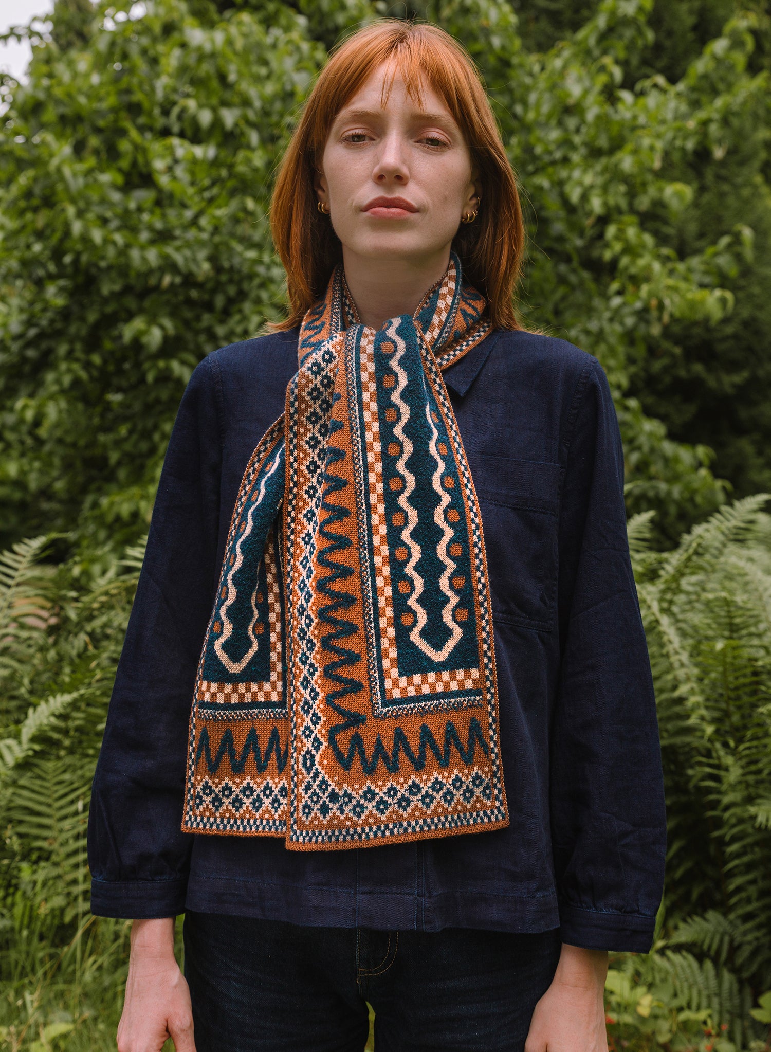 Blockley Scarf – Tabacco