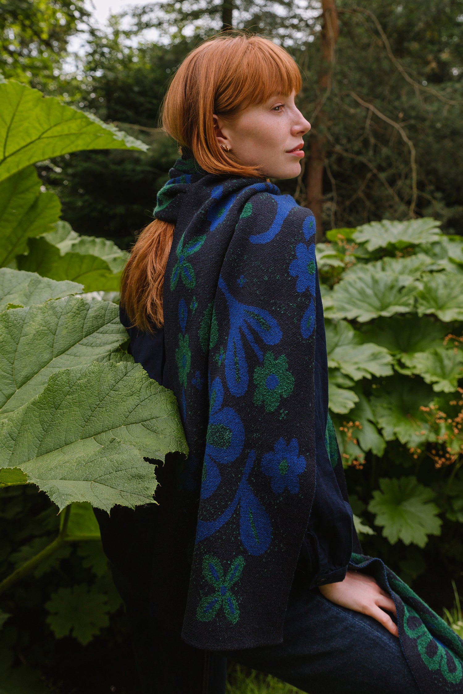 Hidcote Scarf -Midnight