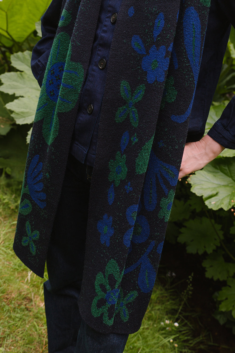 Hidcote Scarf -Midnight