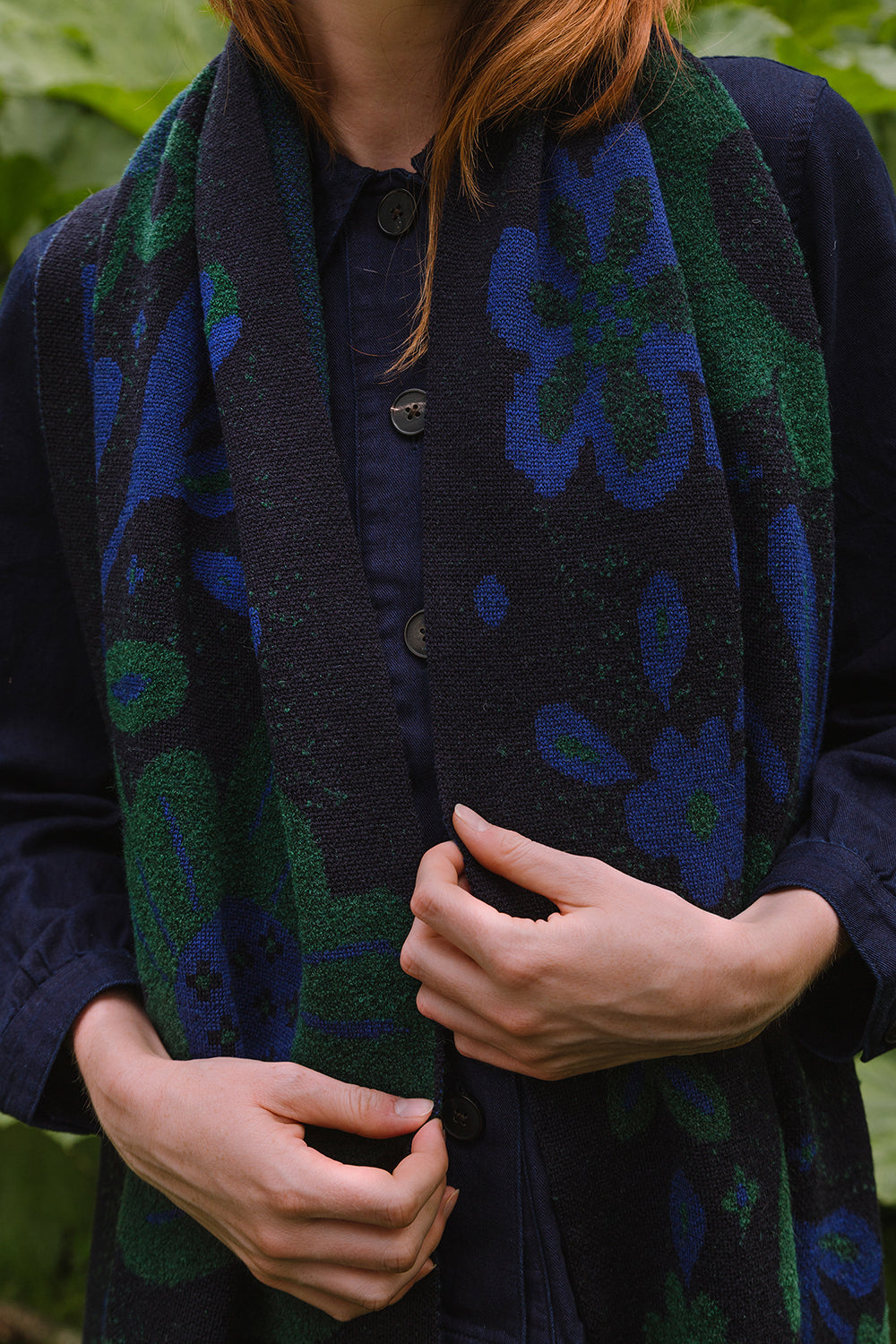 Hidcote Scarf -Midnight