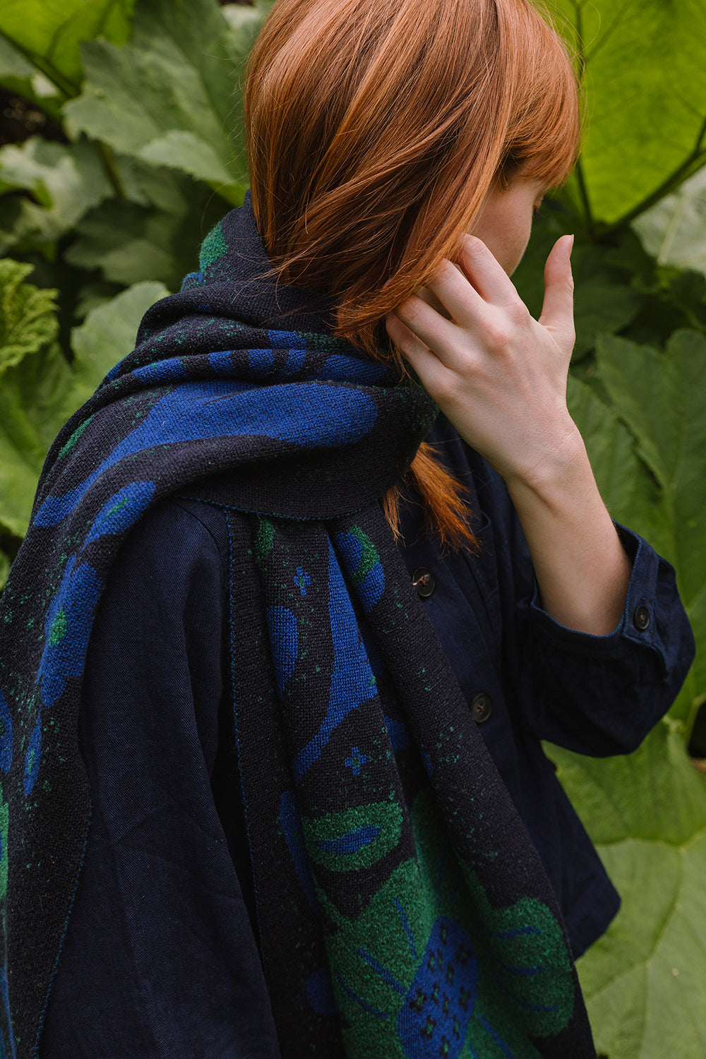 Hidcote Scarf -Midnight