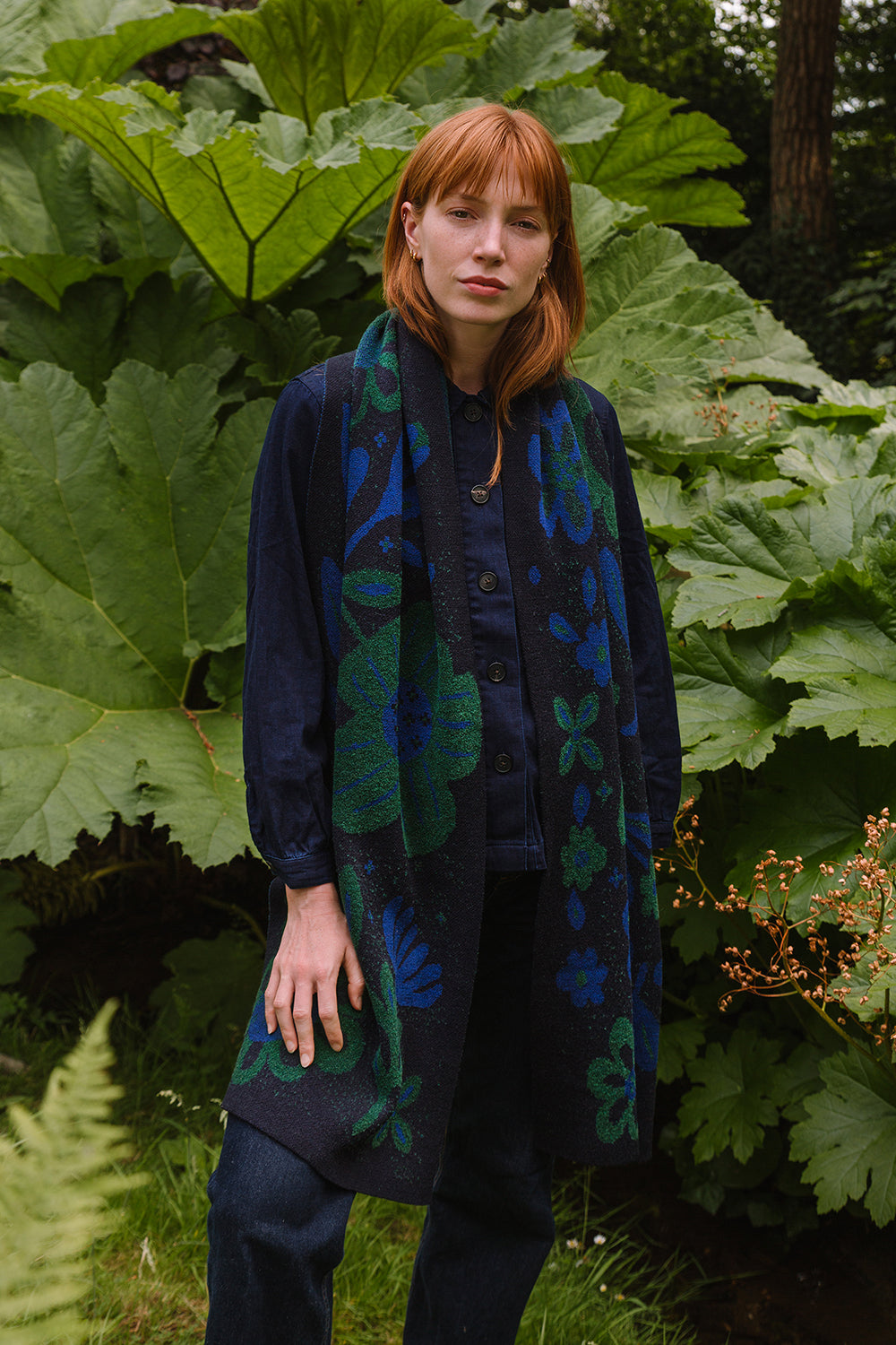 Hidcote Scarf -Midnight