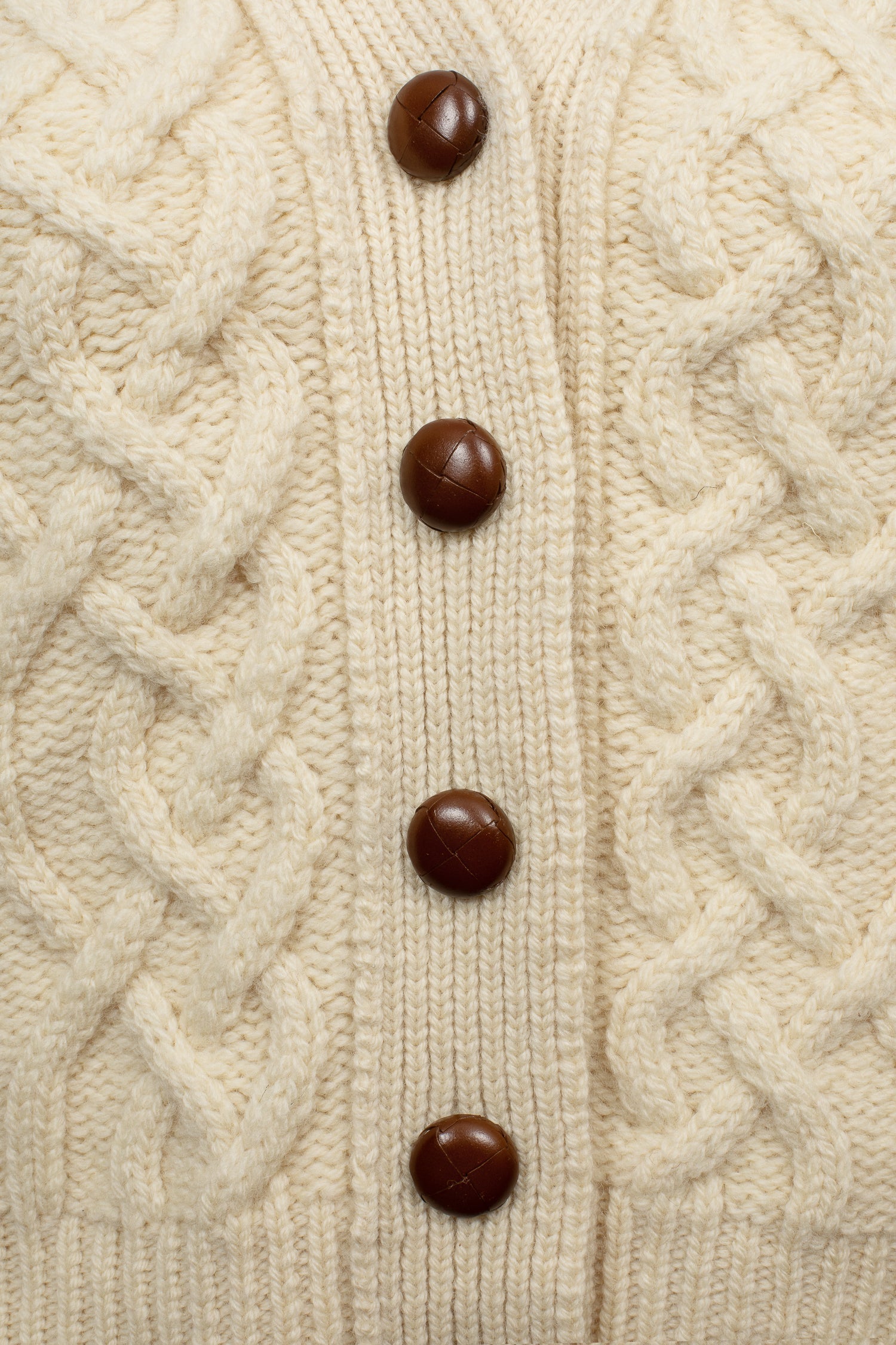 Whitby Cardigan in Ecru
