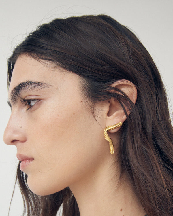 CUMARU EARRINGS GOLD