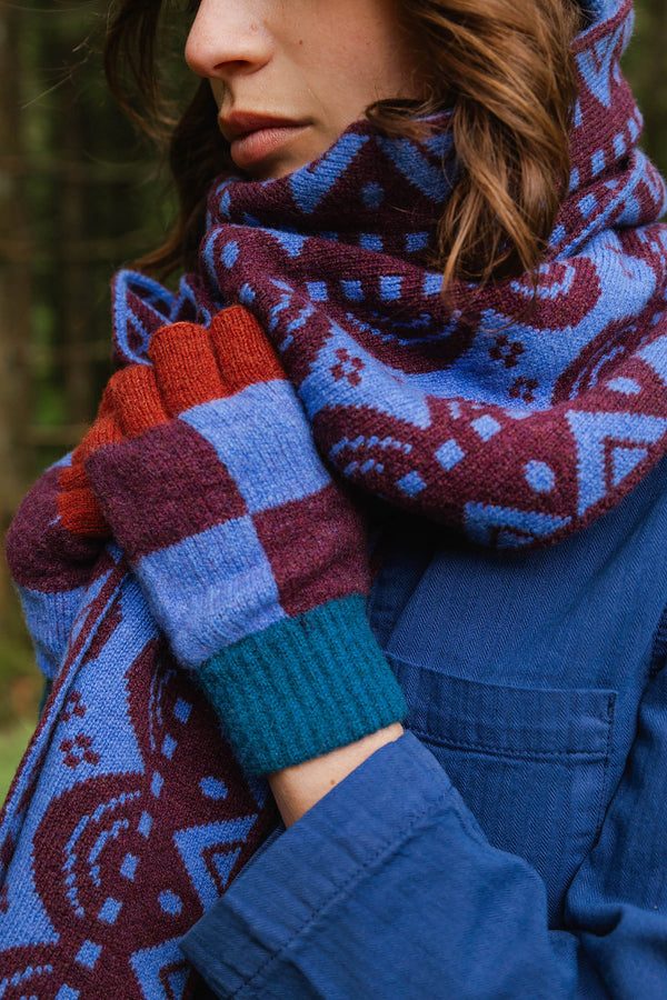 Wychwood Fingerless Gloves – Elderflower