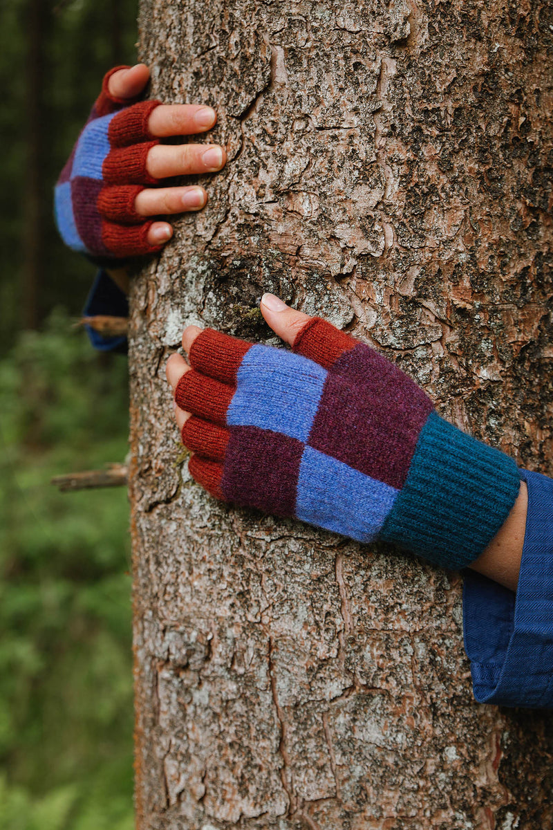 Wychwood Fingerless Gloves – Elderflower