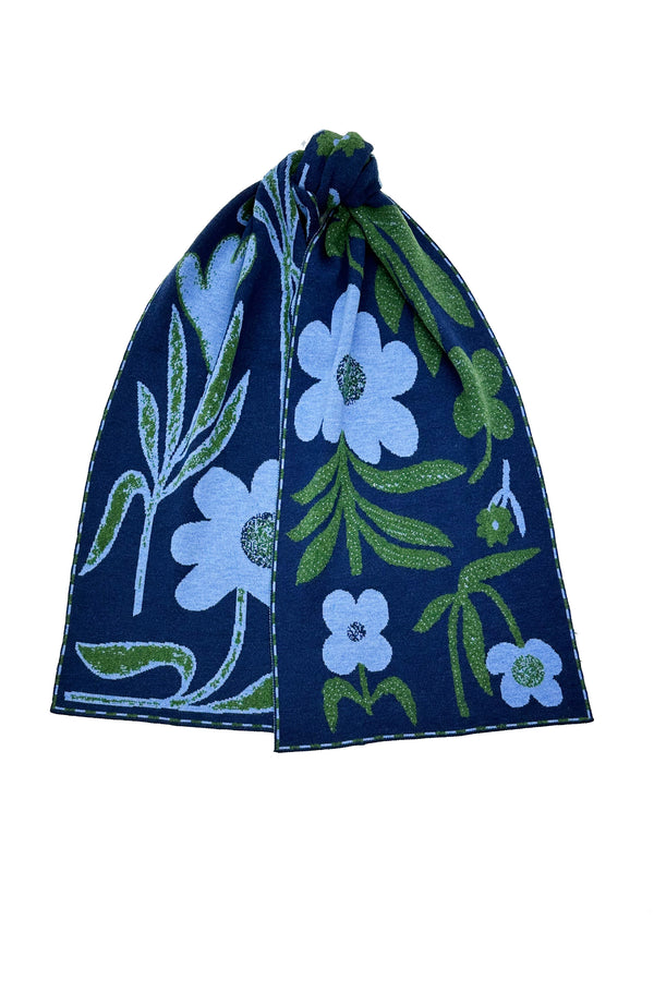 Swinbrook Scarf - Larkspur