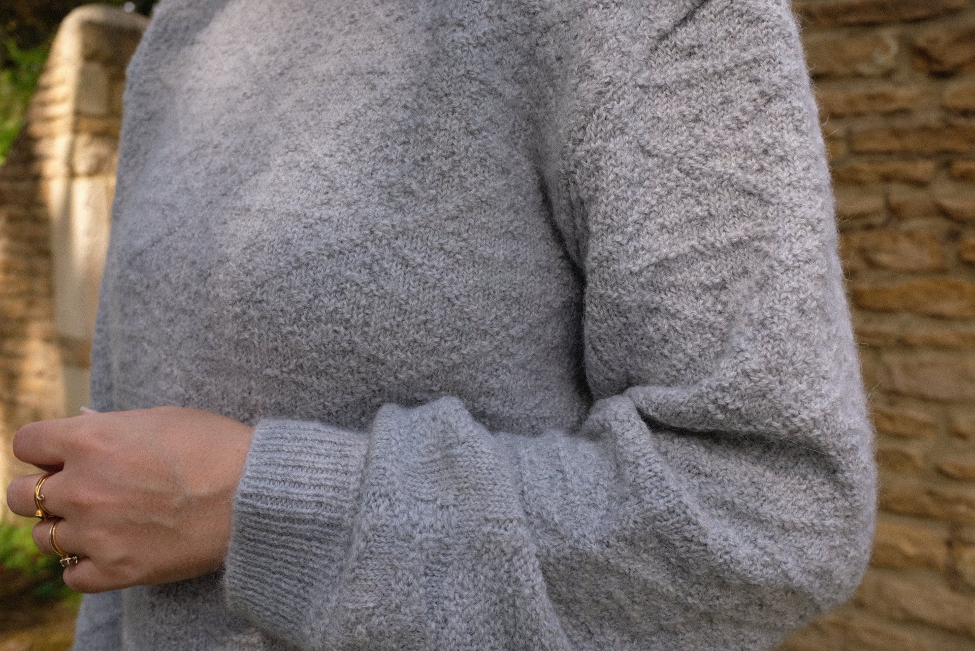 Cloud Stitch Jumper – Grey