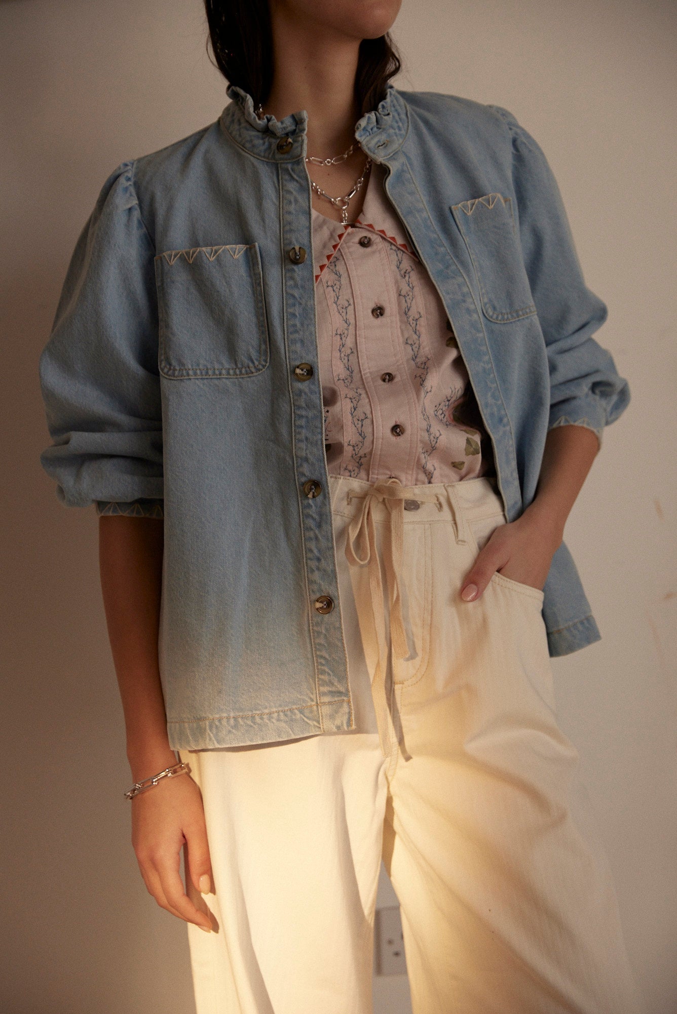 Dana Jacket in Sunbleached - seventy + mochi