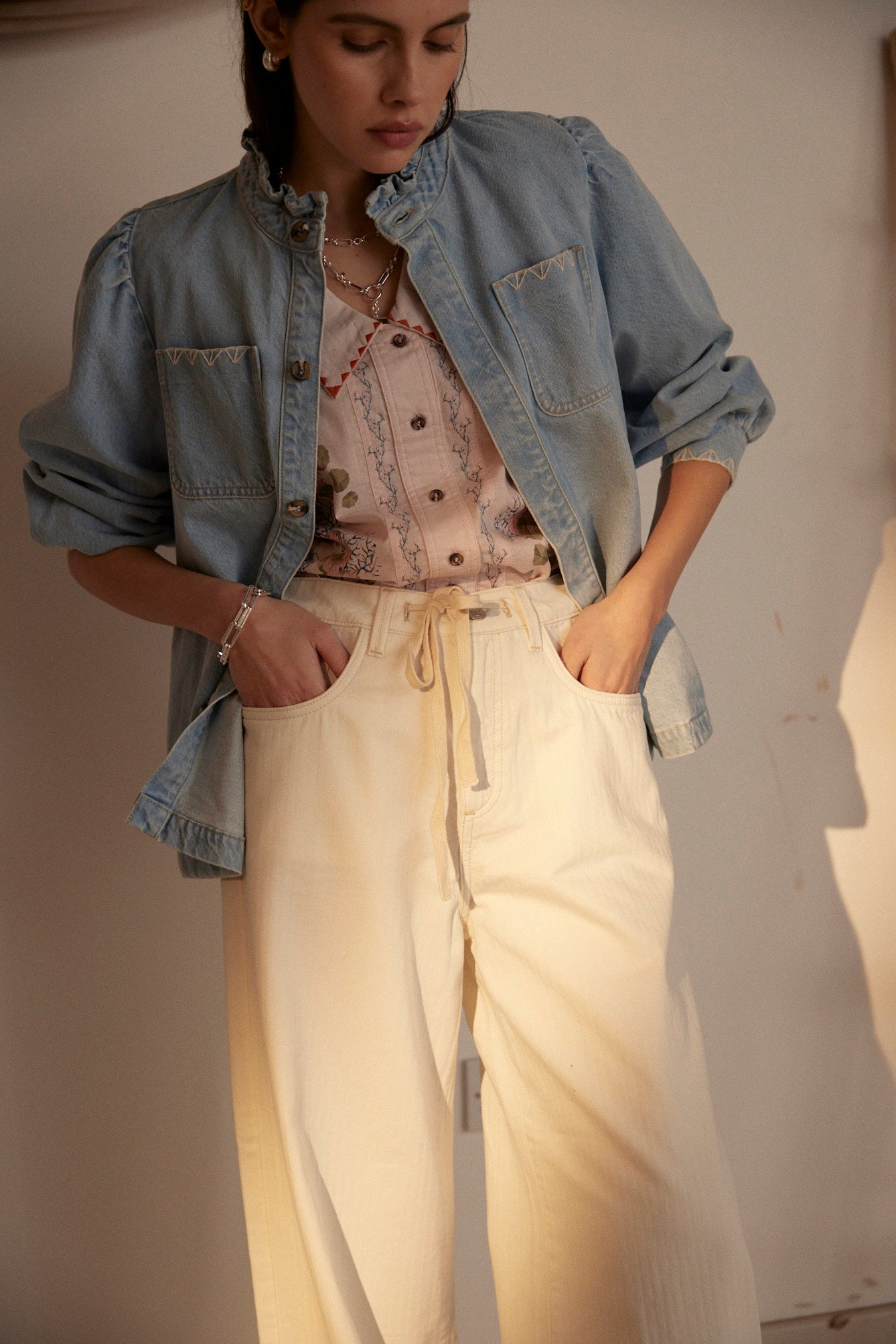 Dana Jacket in Sunbleached - seventy + mochi