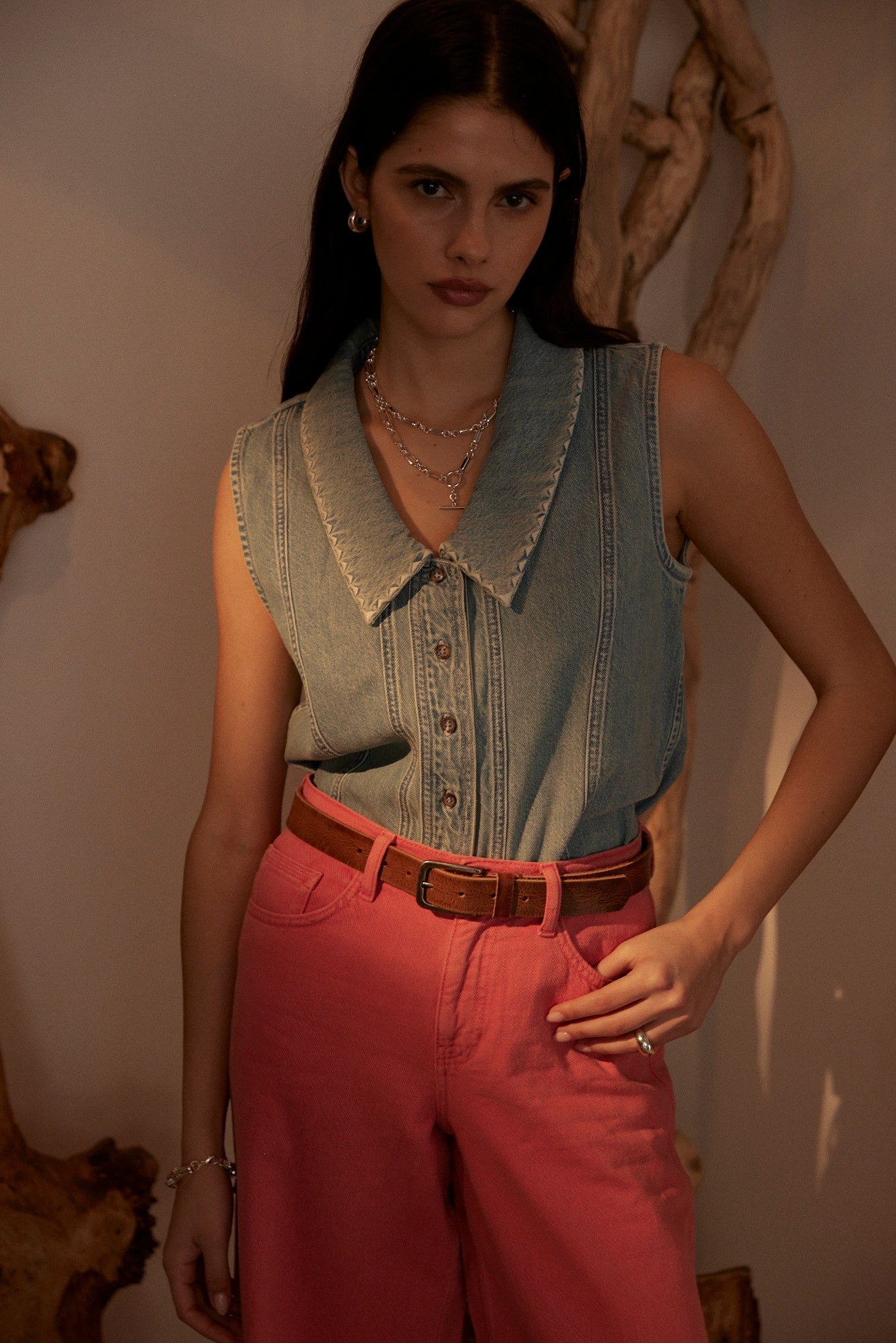 Tara Top in Sunfade - seventy + mochi