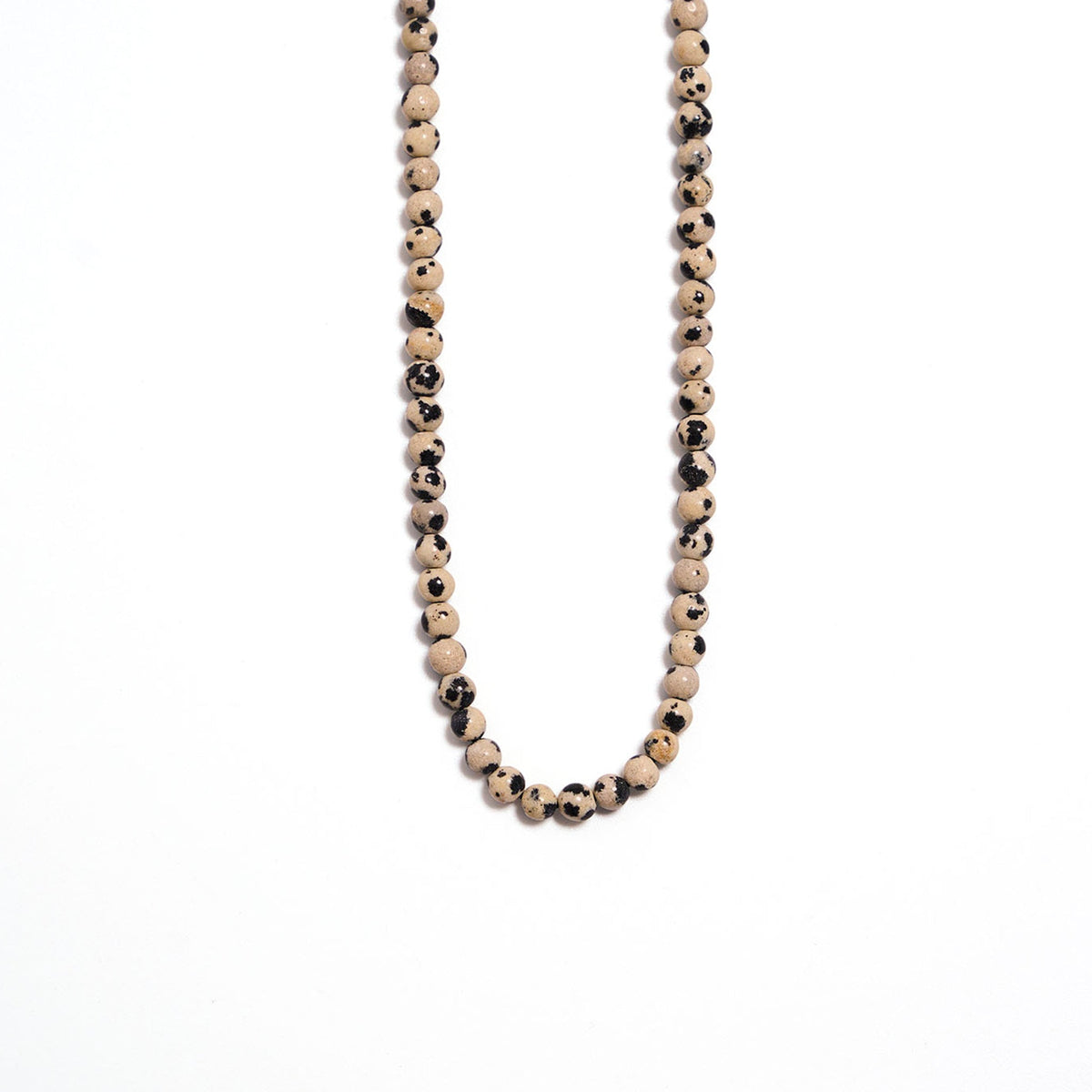 Dalmatian Jasper Āina Beaded Necklace