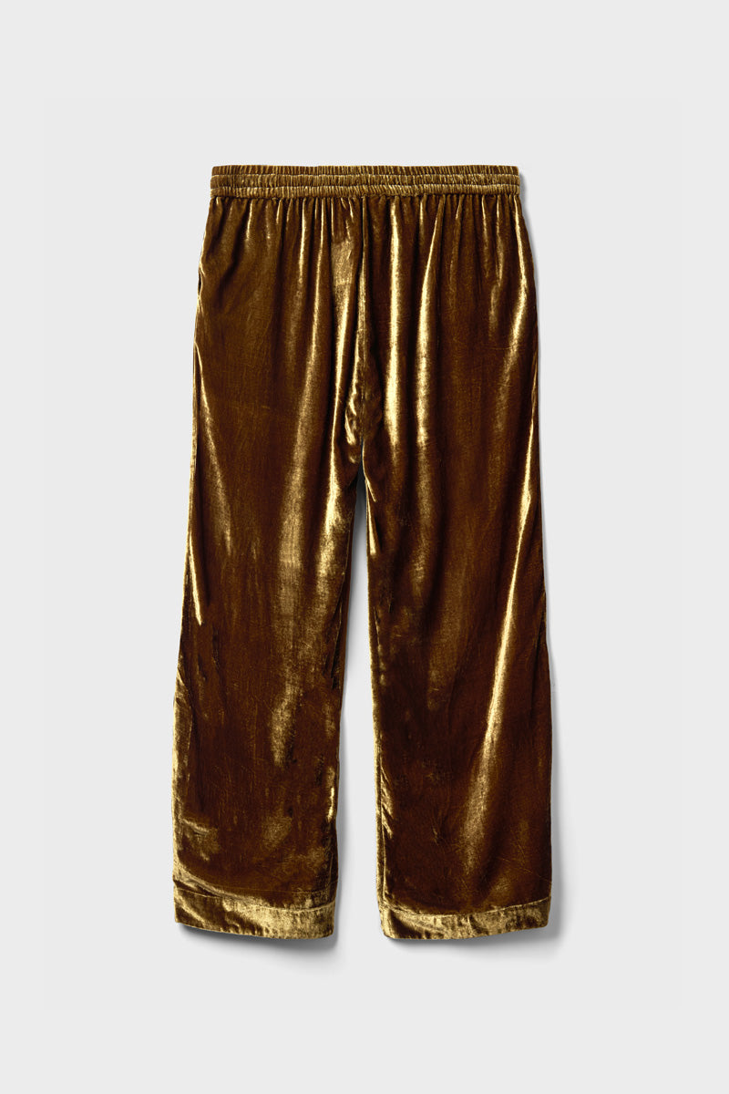 Rumi Velvet Straight Leg Trousers