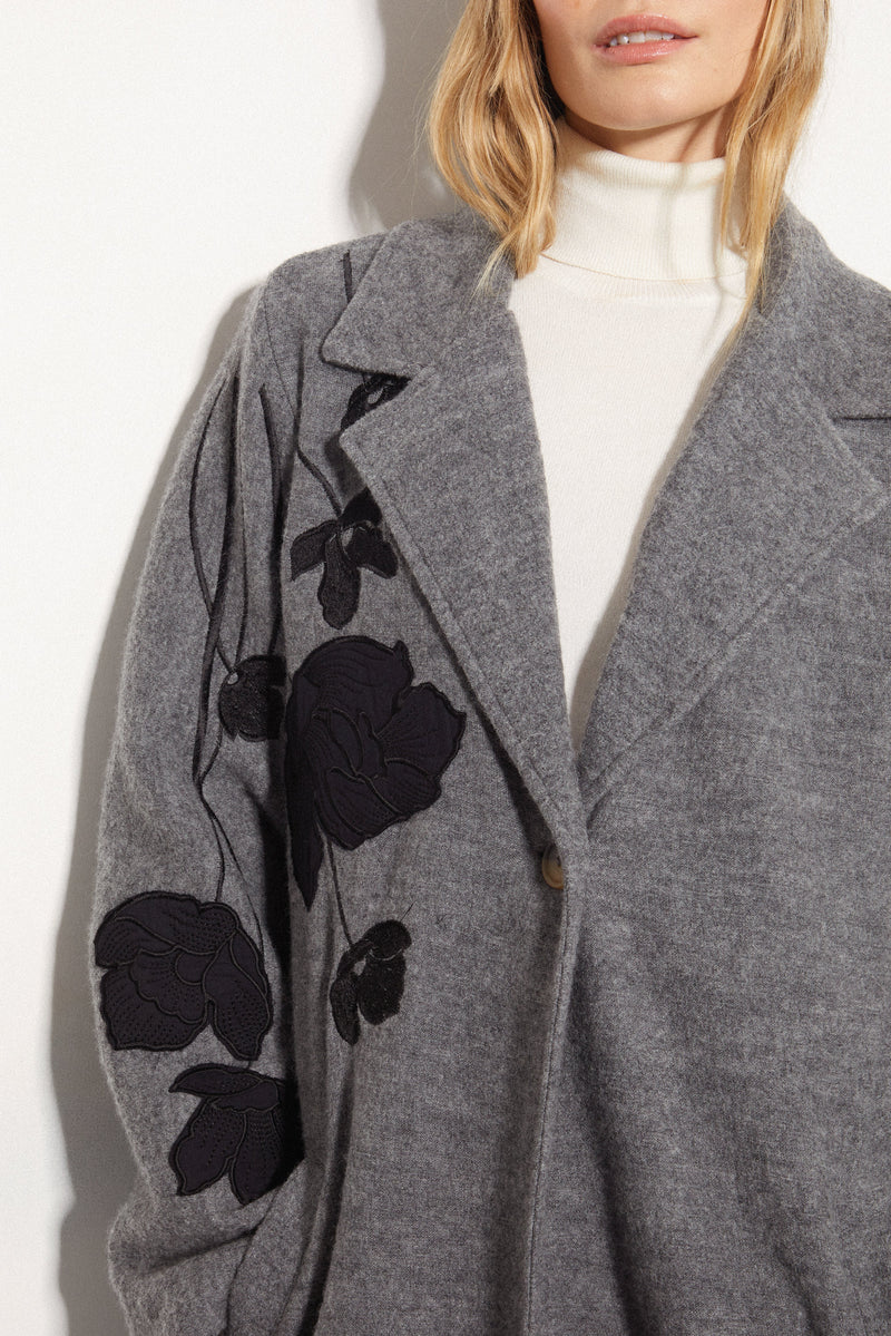 Rina Grey Wool Coat