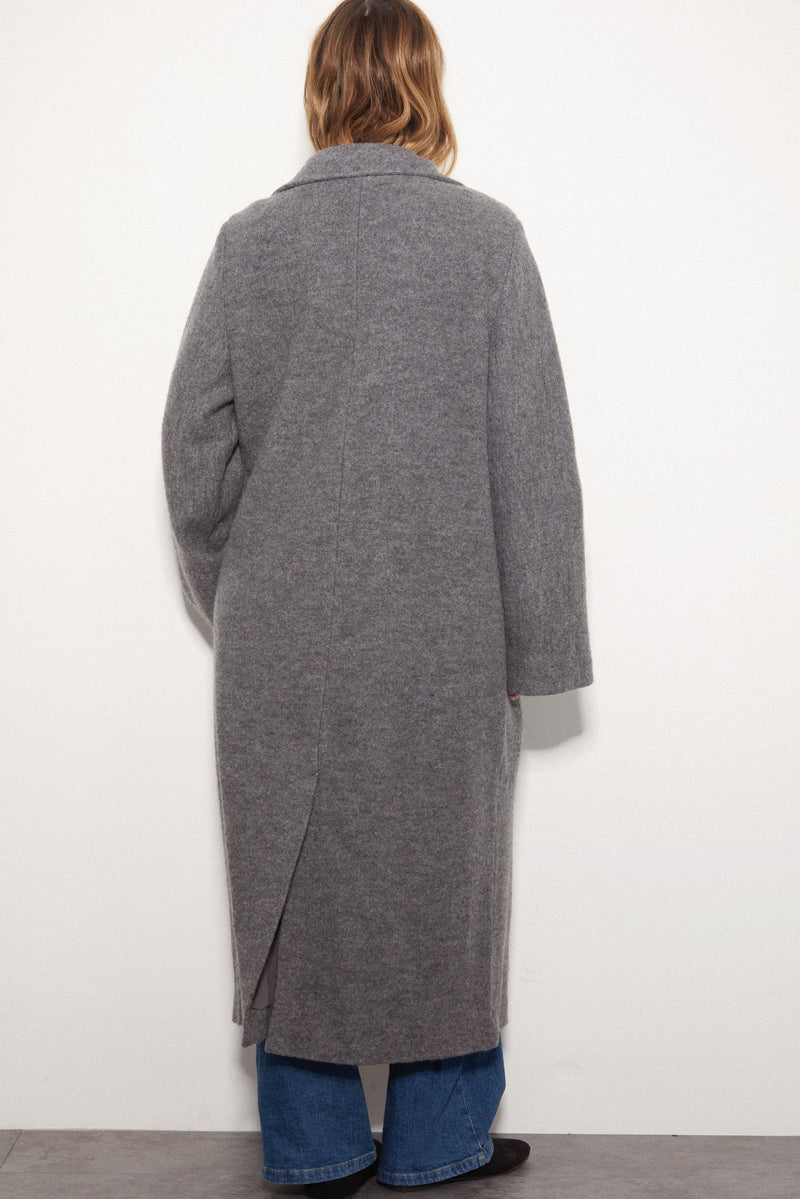 Rina Grey Wool Coat