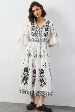 Manon Embroidered Dress