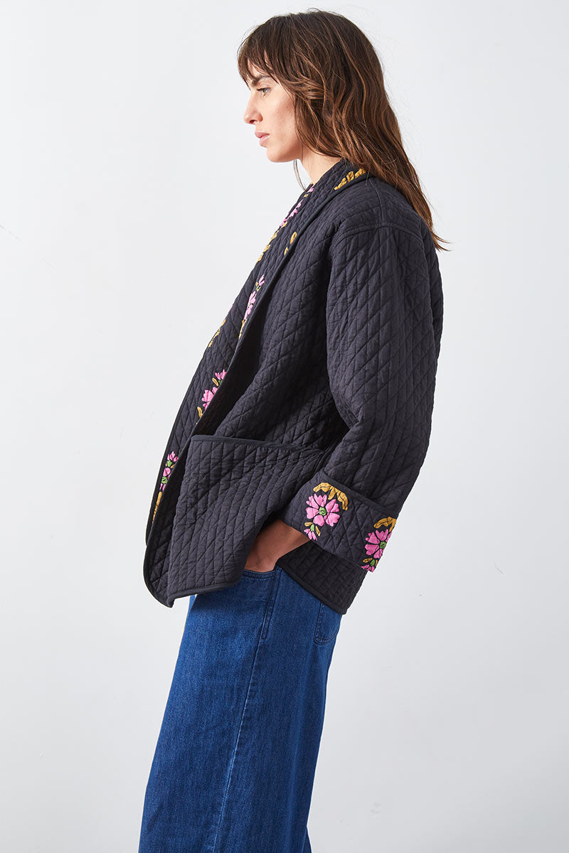 Helena Quilted Floral Jacket