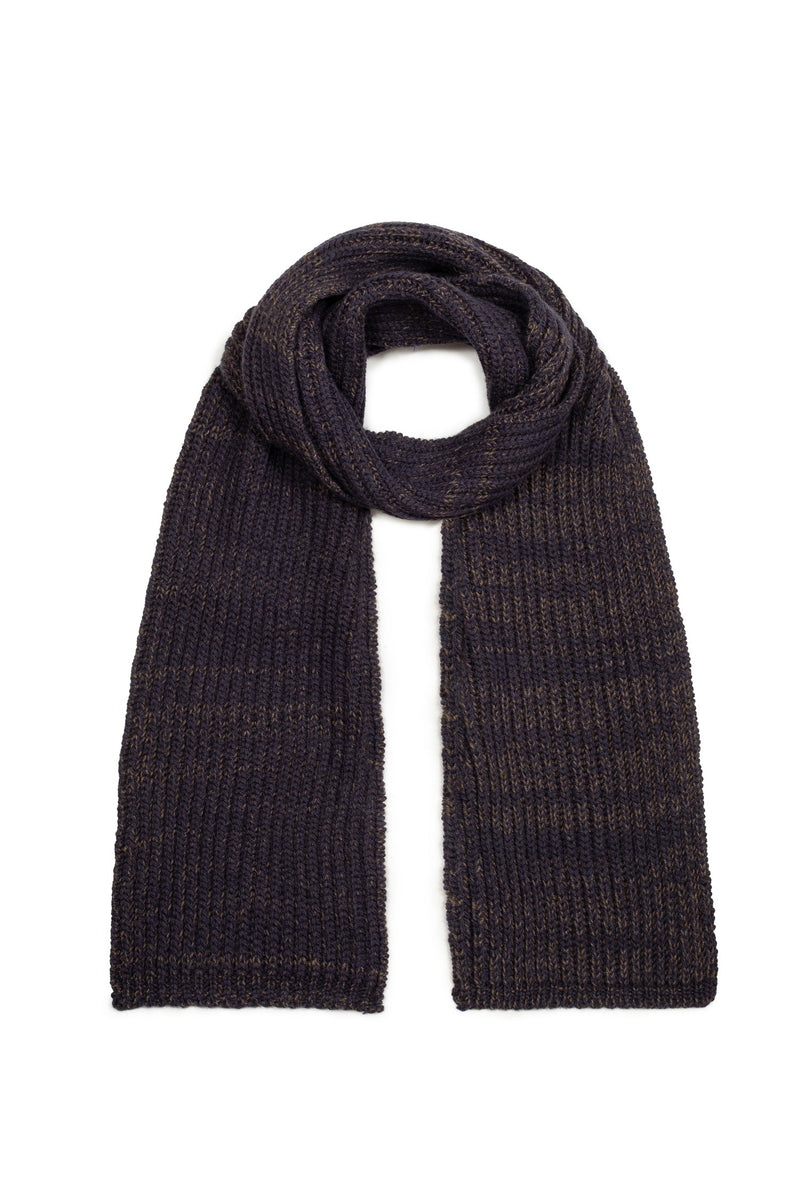 Eccleston Scarf in Peat & Sloe Mouline