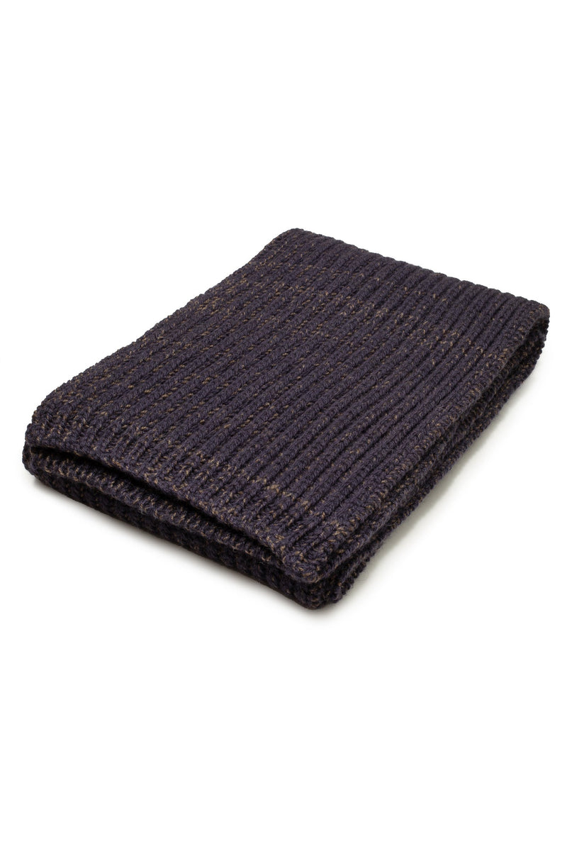 Eccleston Scarf in Peat & Sloe Mouline