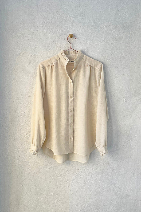 Elsie Frill Shirt Natural