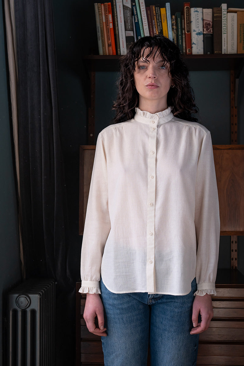 Elsie Frill Shirt Natural