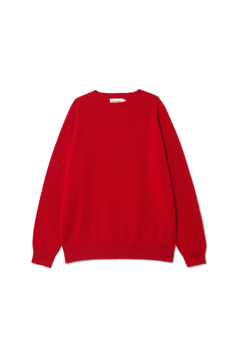 Cashmere Classic Crewneck Rowanberry Red