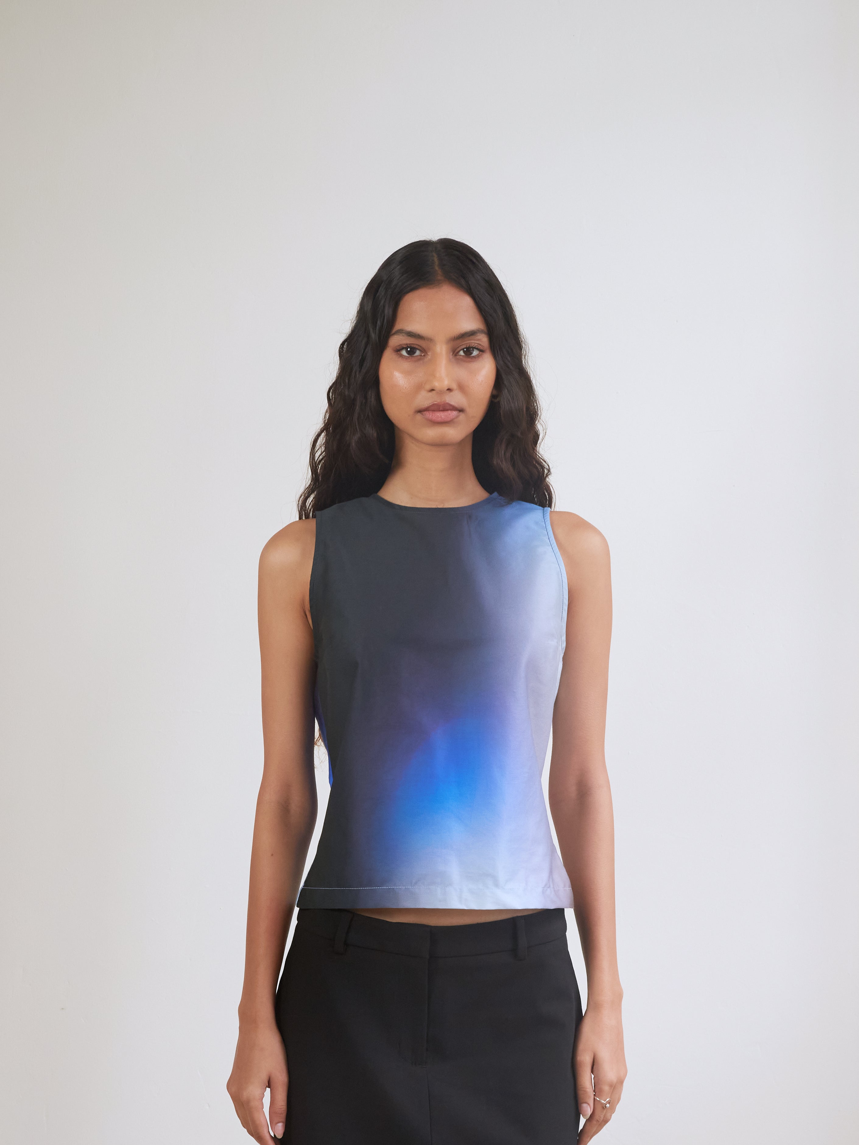 Prism Sleeveless Printed Top