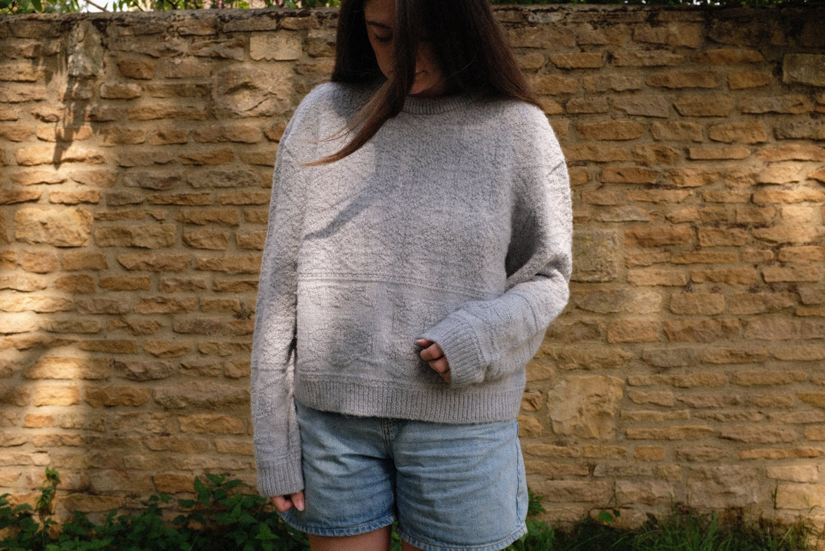 Cloud Stitch Jumper – Grey