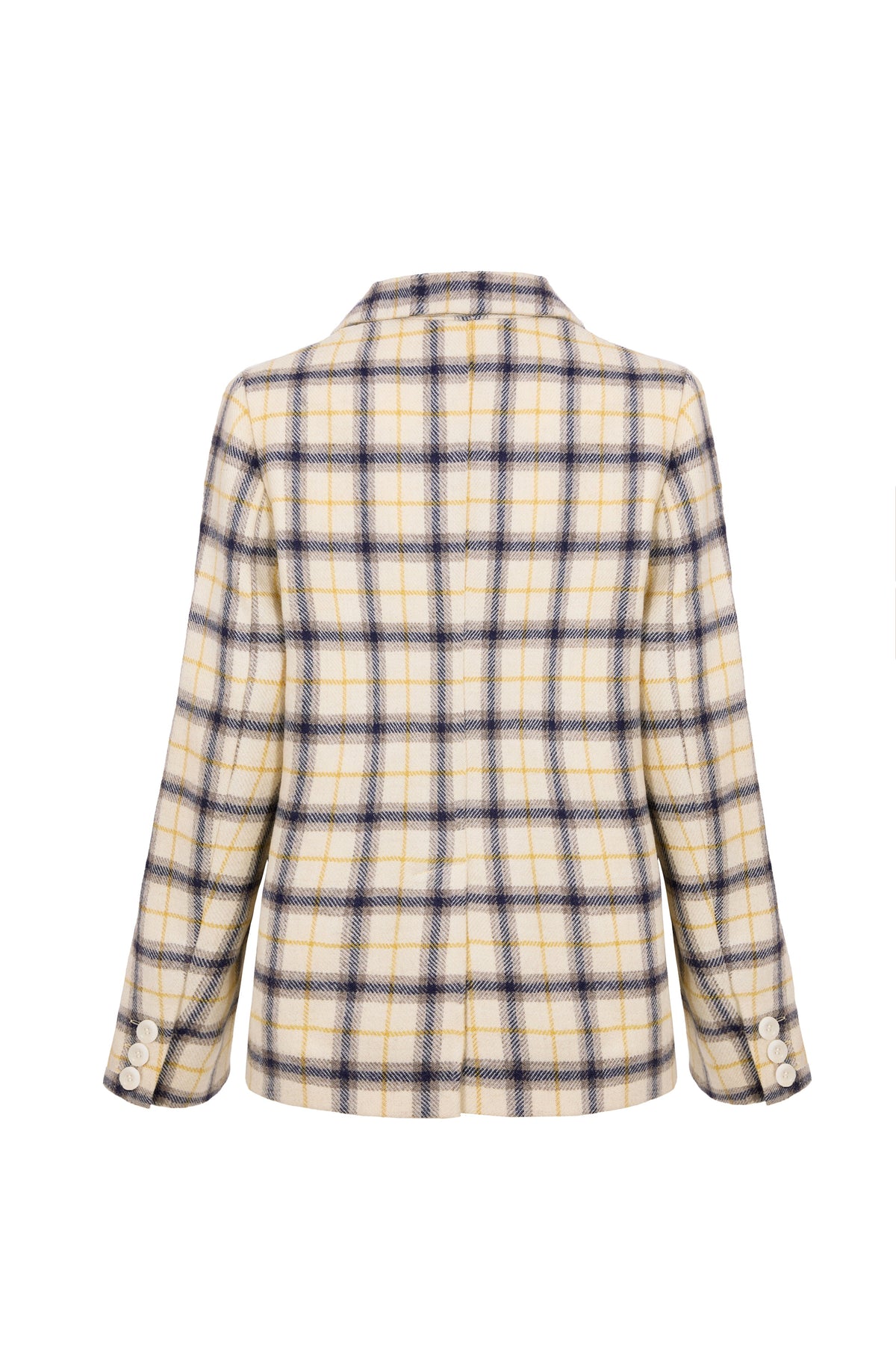 Bellingham Blazer in Yolk Check