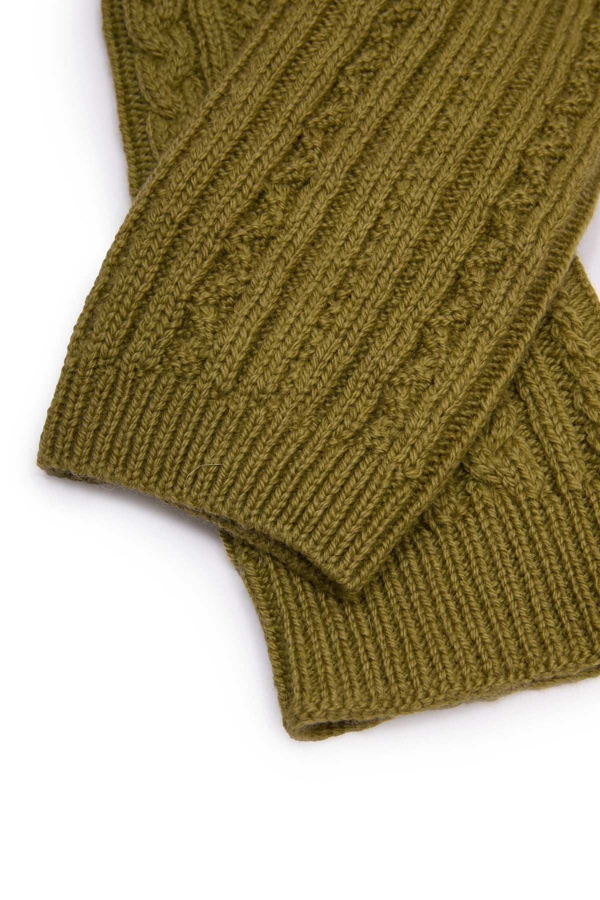 Whitby Leg Warmers in Moss