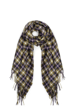 Penrith Scarf in Lilac Tartan
