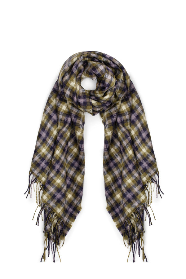Penrith Scarf in Lilac Tartan