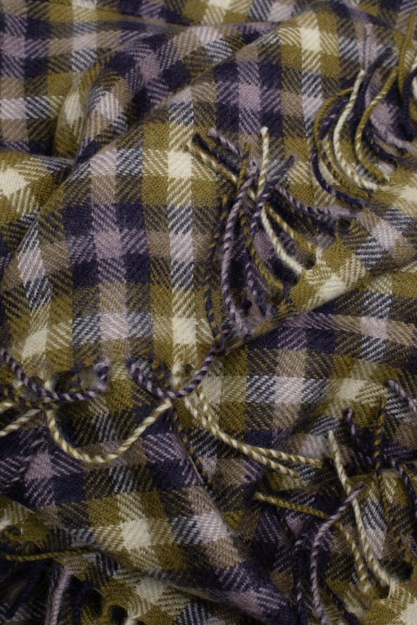 Penrith Scarf in Lilac Tartan