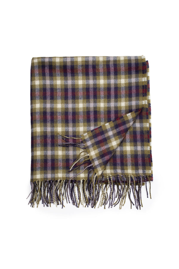 Penrith Scarf in Plum Tartan