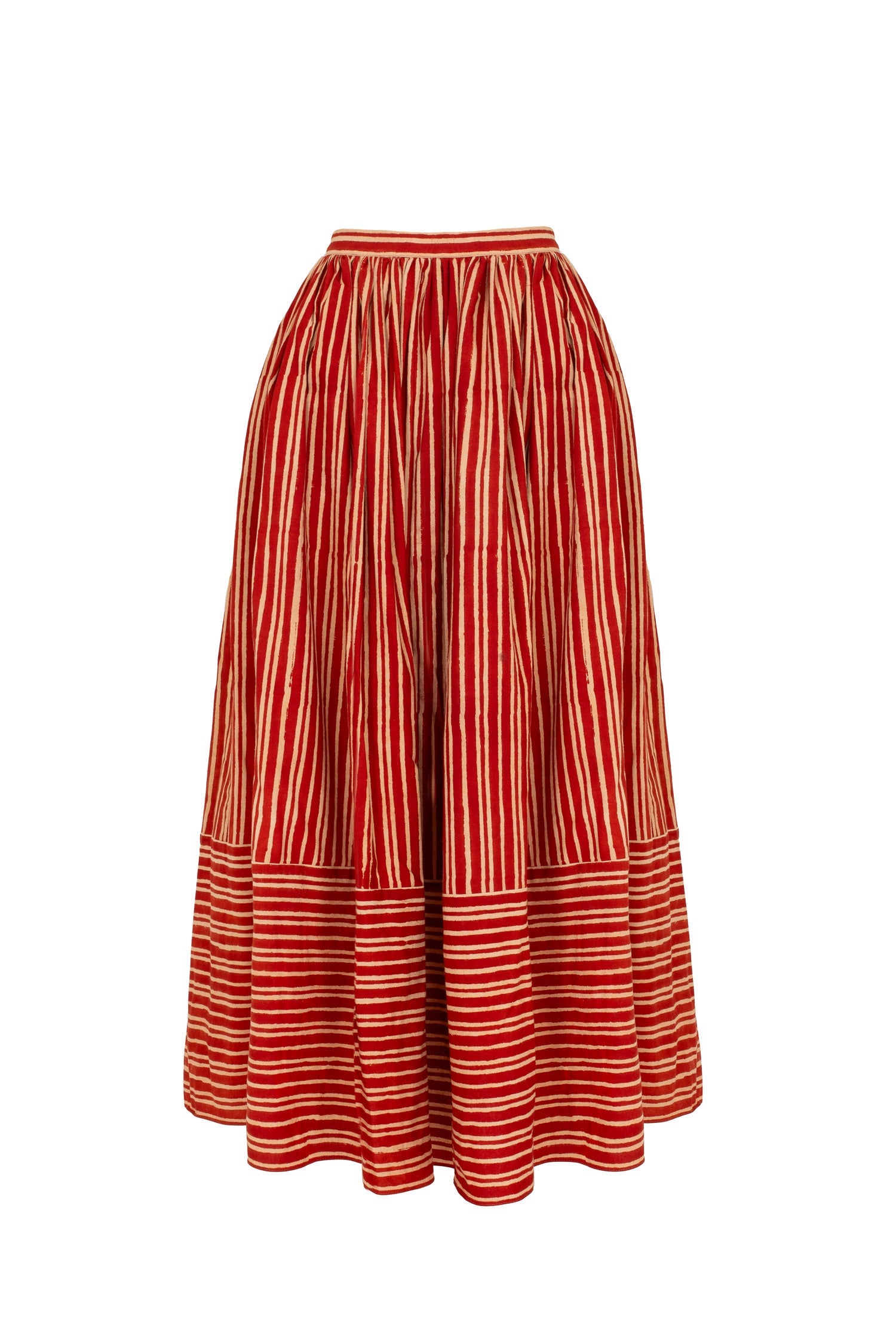 Pippin Skirt in Strawberry Stripe