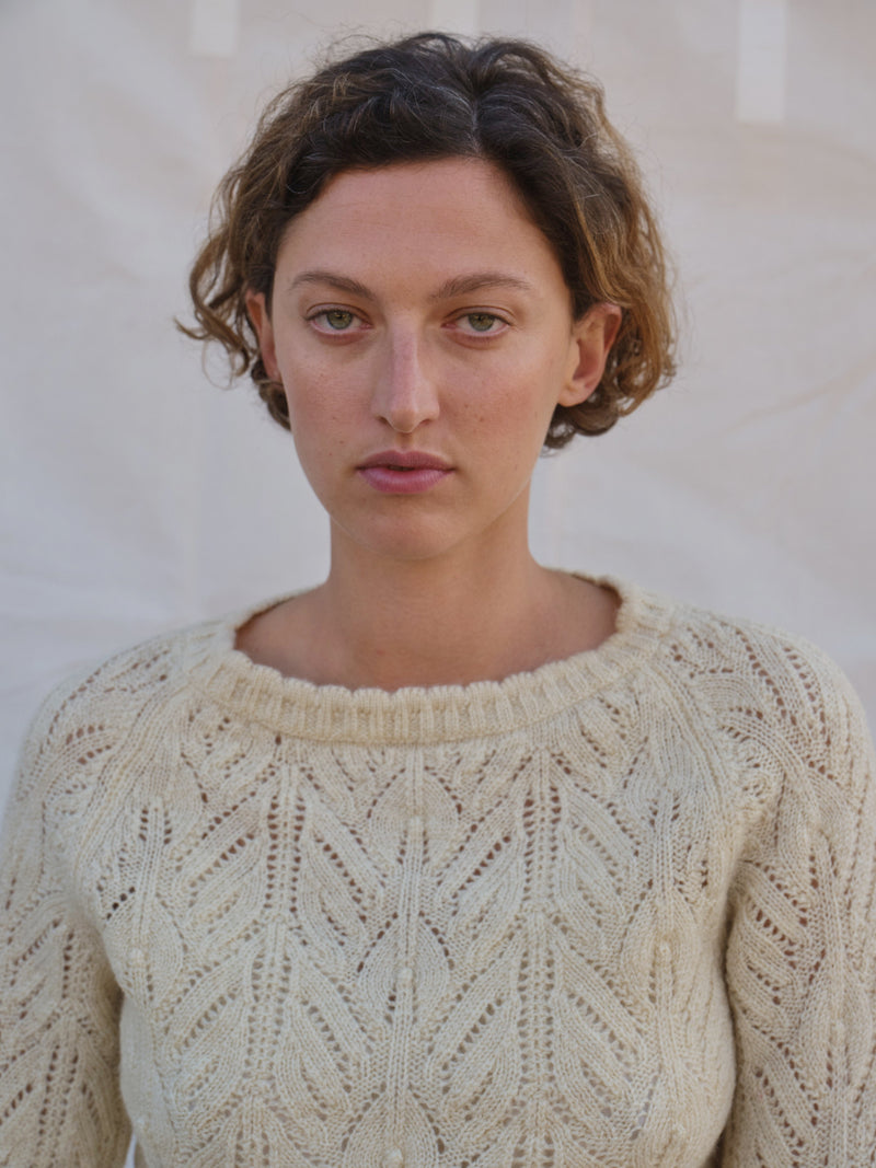 Wyre Jumper in Ecru