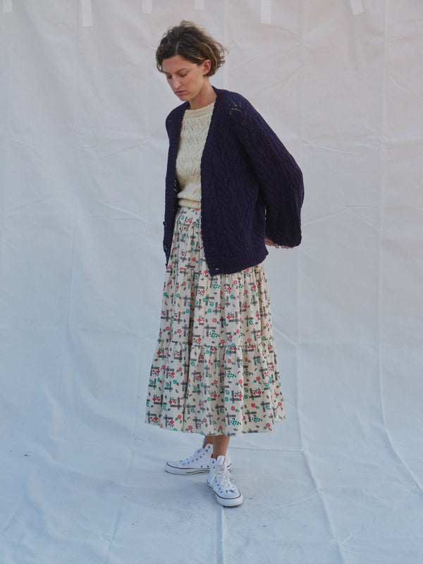 Campion Skirt in Vintage Print