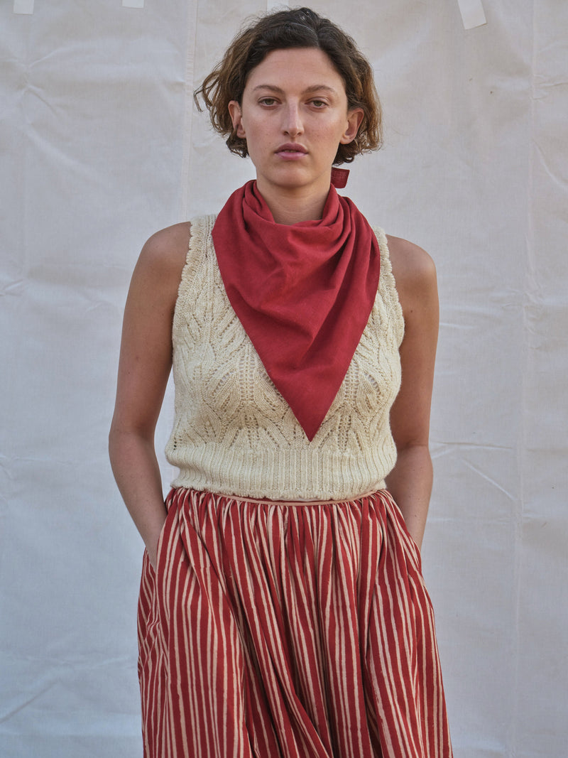 Wyre Vest in Ecru