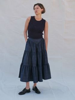 Campion Skirt in Khadi Denim